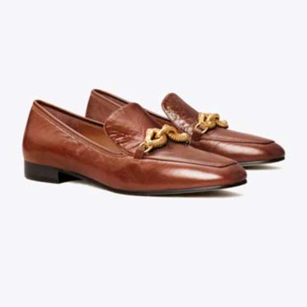 Tory Burch Jessa Loafers Seahorsebit FUC Size 9